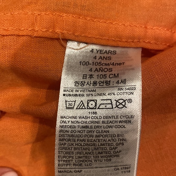 Baby Gap boys button down size 4 - Picture 2 of 2